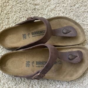 Birkenstock Gizeh Habana oiled leather sandals